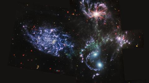 View of a galaxy