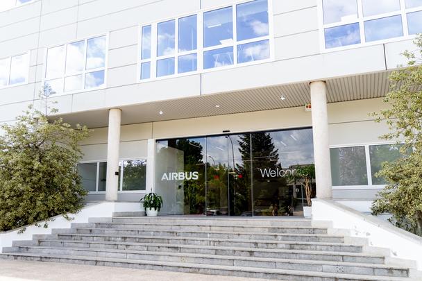 Entrance to Airbus Crisa offices
