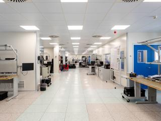  Electrical test and integration area in ISO 8 clean room