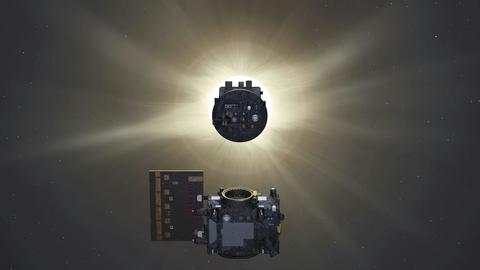 Proba-3 Occulter eclipses Sun for Coronagraph spacecraft