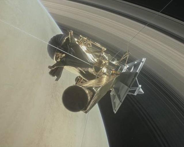 Cassini Grand Final buceando entre Saturno y sus anillos interiores como parte de la misión Grand Finale Cassini Grand Final buceando entre Saturno y sus anillos interiores como parte de la misión Grand Finale