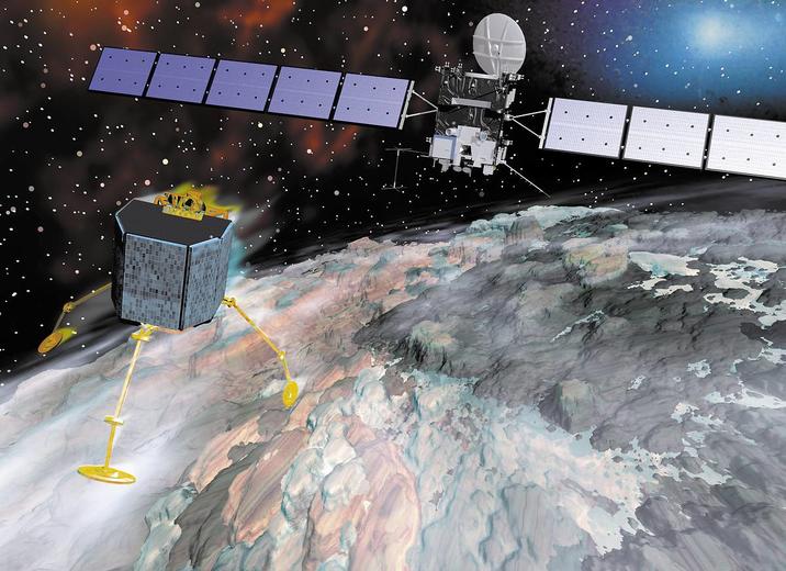ROSETTA and PHYLAE exploring the solar system