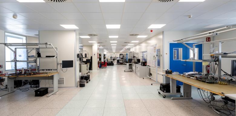  Electrical test and integration area in ISO 8 clean room